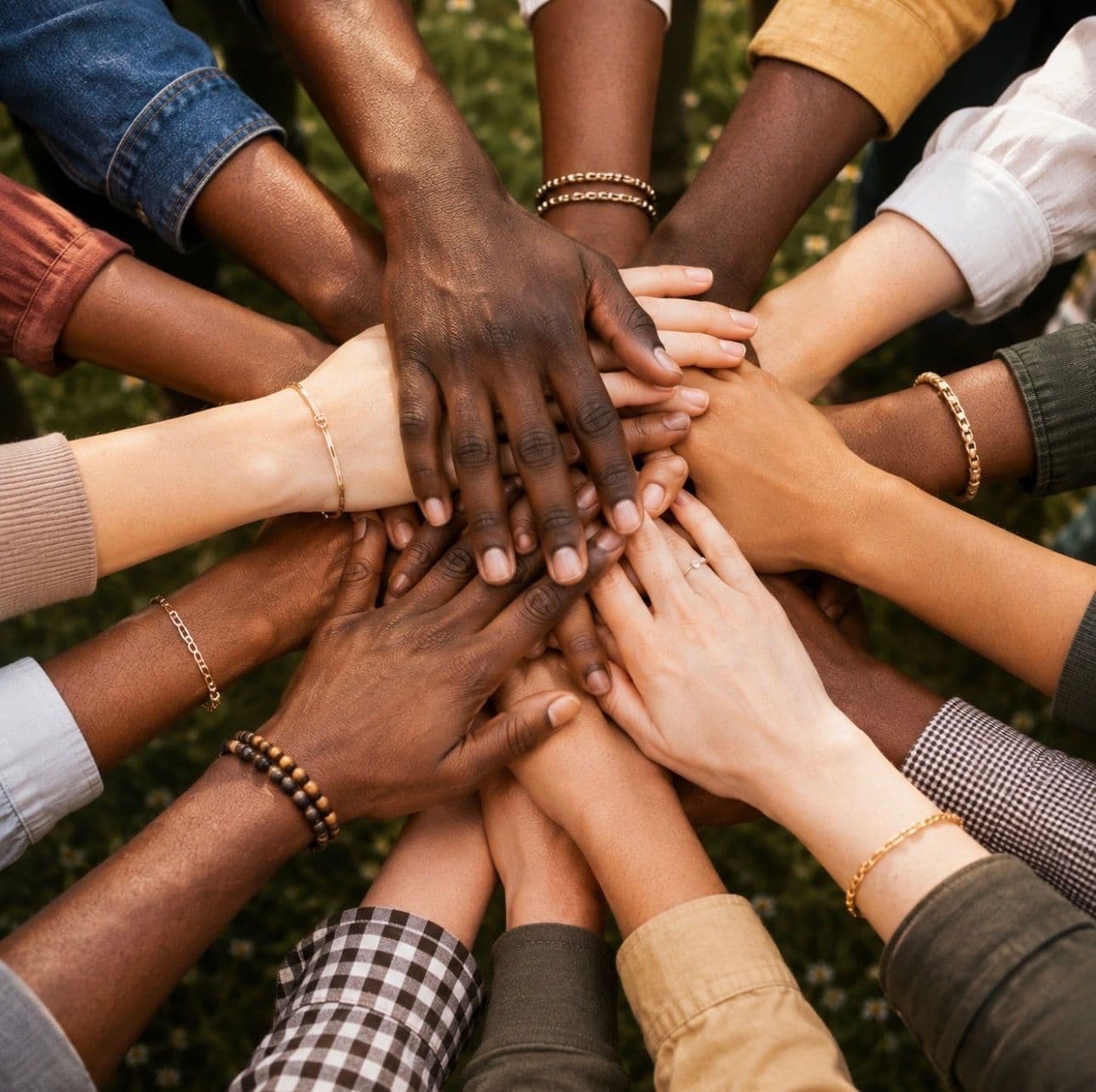 A community gathering outdoors